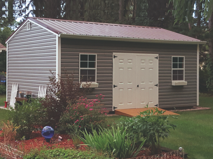Garden Shed with Vinyl Siding