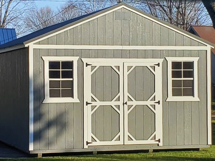 Gray Garden Shed