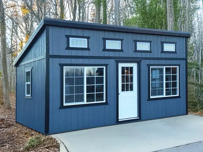 Monoslope Shed