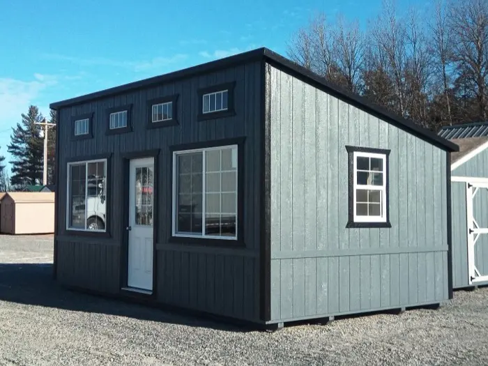 Monoslope Shed