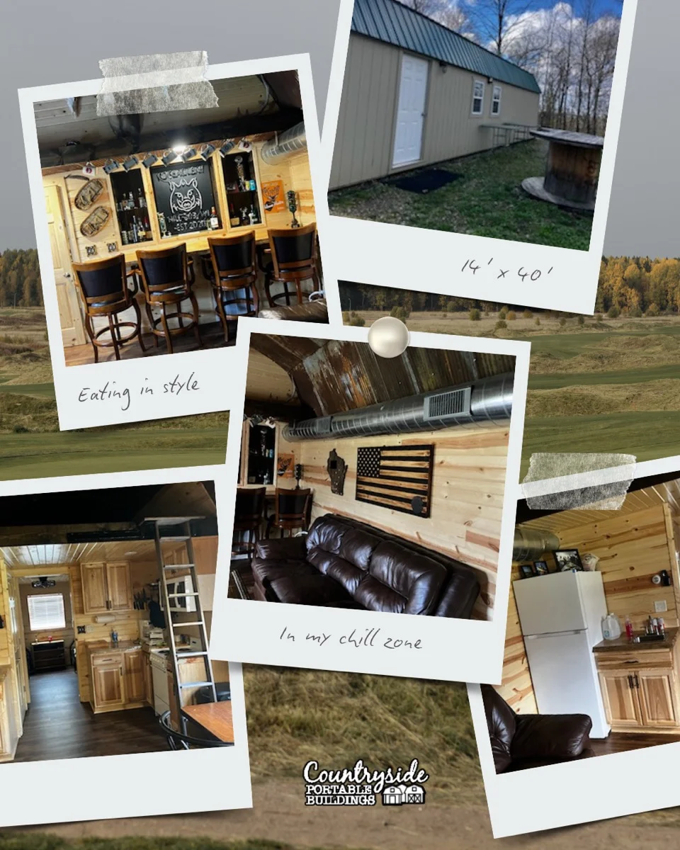 14x40 Lofted Building