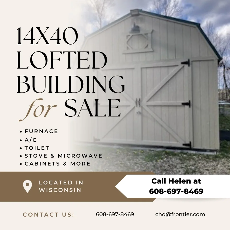 14x40 Lofted Building